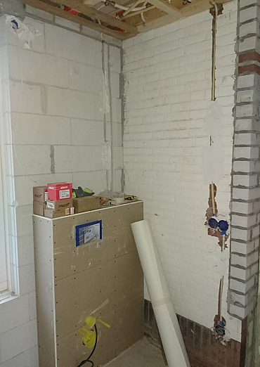 Aanbouw slaapkamer en badkamer begane grond