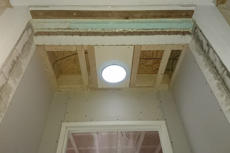 Aanbouw slaapkamer en badkamer begane grond